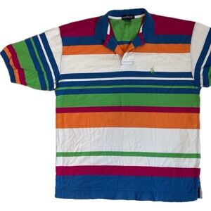 Vintage‎ Nautica Striped Polo